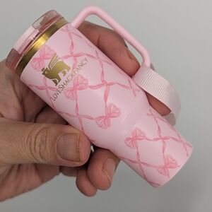 LoveShackFancy Pink Travel Mug Cup Ornament Mini